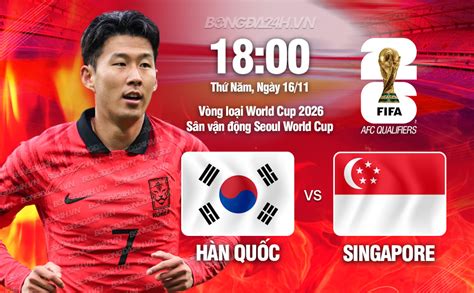 hàn quốc vs singapore